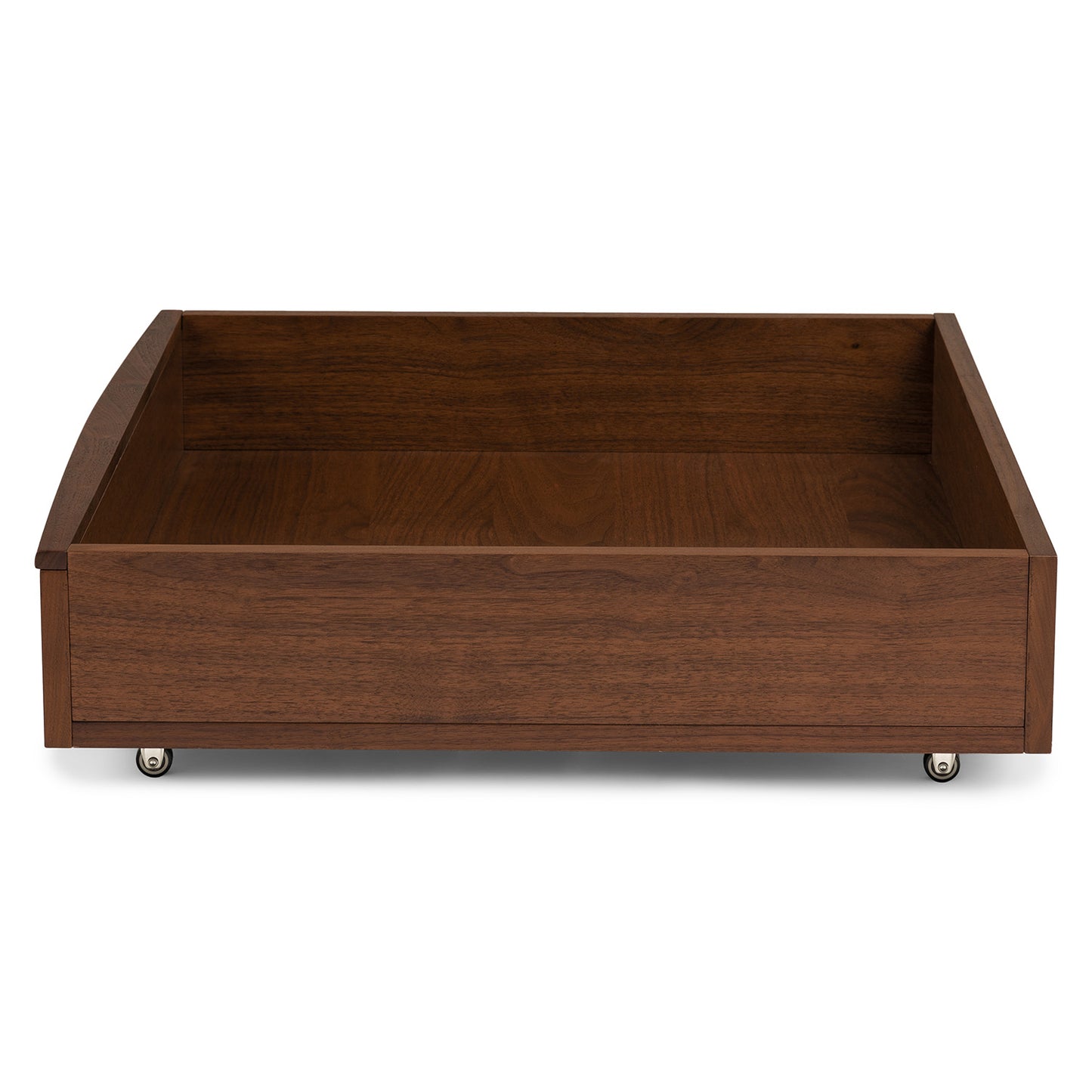 Lenia Walnut Underbed Storage Drawer Set