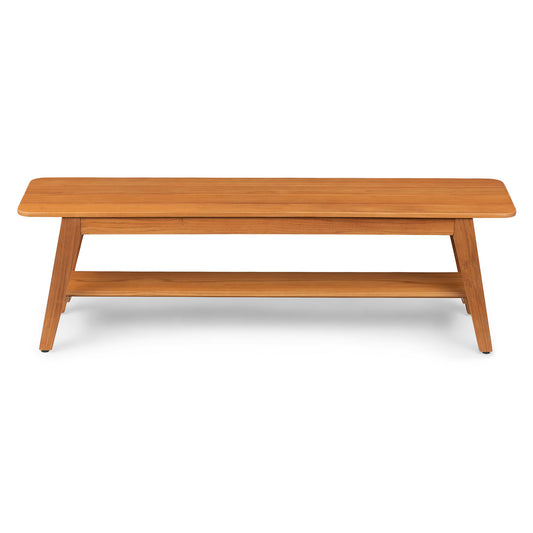 Eudo Bronze Teak Bench