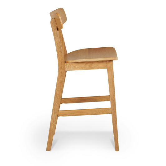 Ecole Oak Counter Stool