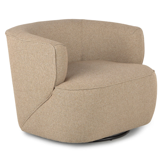 Mason 35.5" Swivel Lounge Chair - Umber Tweed