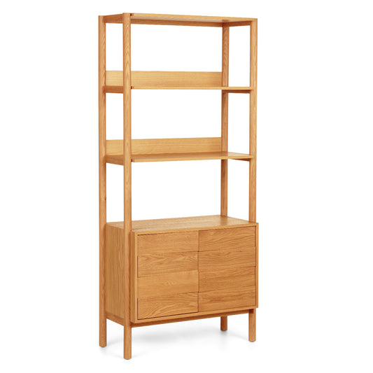 Merto Warm Oak Bookcase