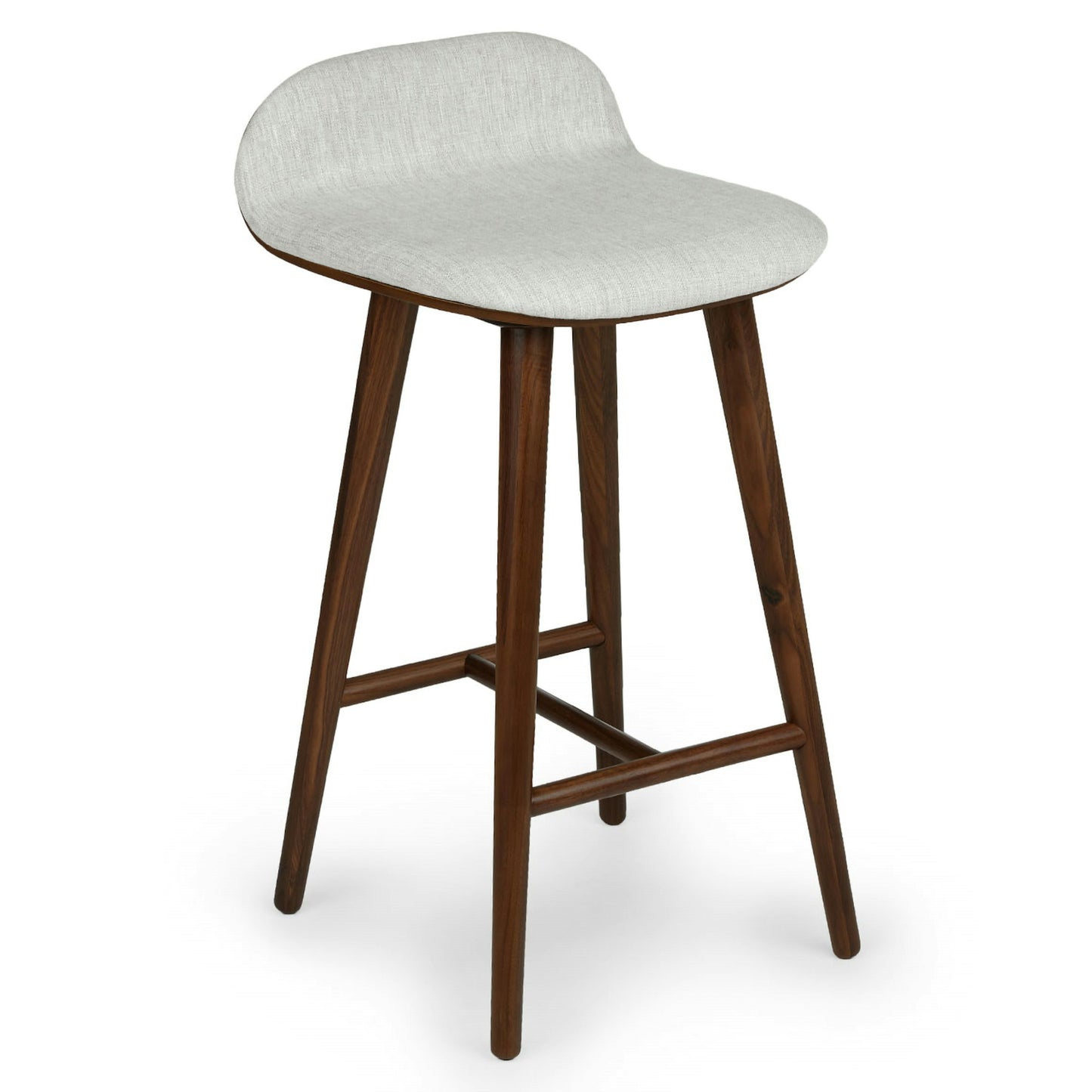 Sede Mist Gray Walnut Counter Stool