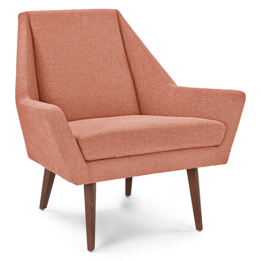 Angle 33" Lounge Chair - Rosehip Orange