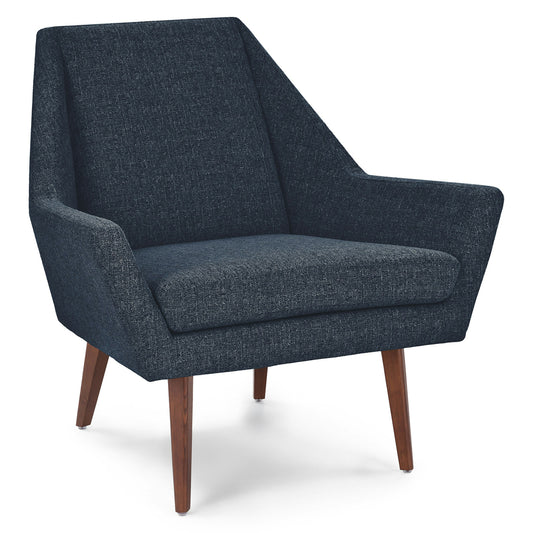 Angle 33" Lounge Chair - Denim Blue