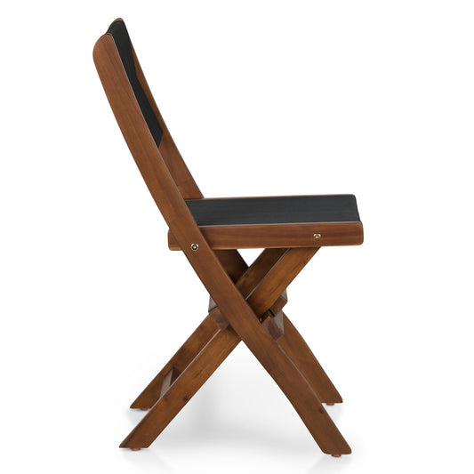 Elanora Dark Acacia Folding Dining Chair