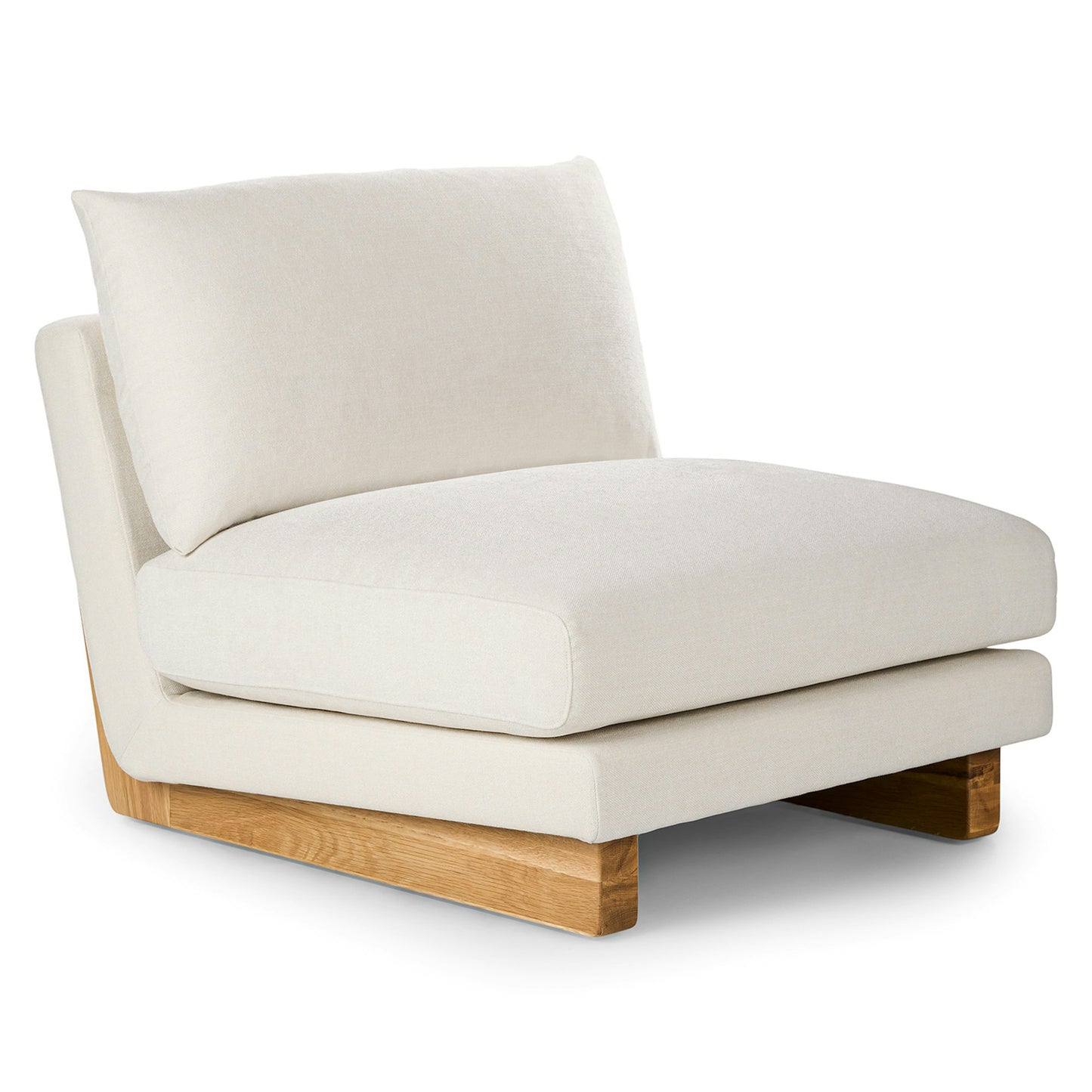 Kalok 34" Lounge Chair - Jasmine Ivory