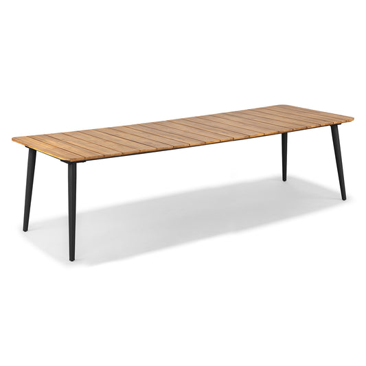 Latta Slate Gray Dining Table For 10