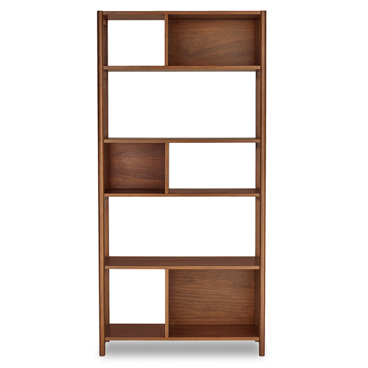 Mysen Walnut Tall Bookcase