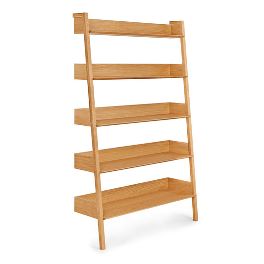 Fantol Warm Oak Wide Bookcase