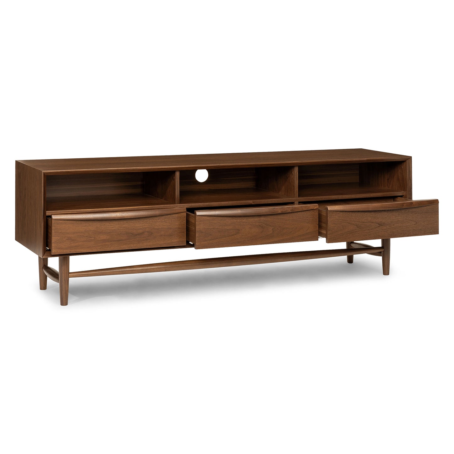 Lenia Walnut 63" Media Unit