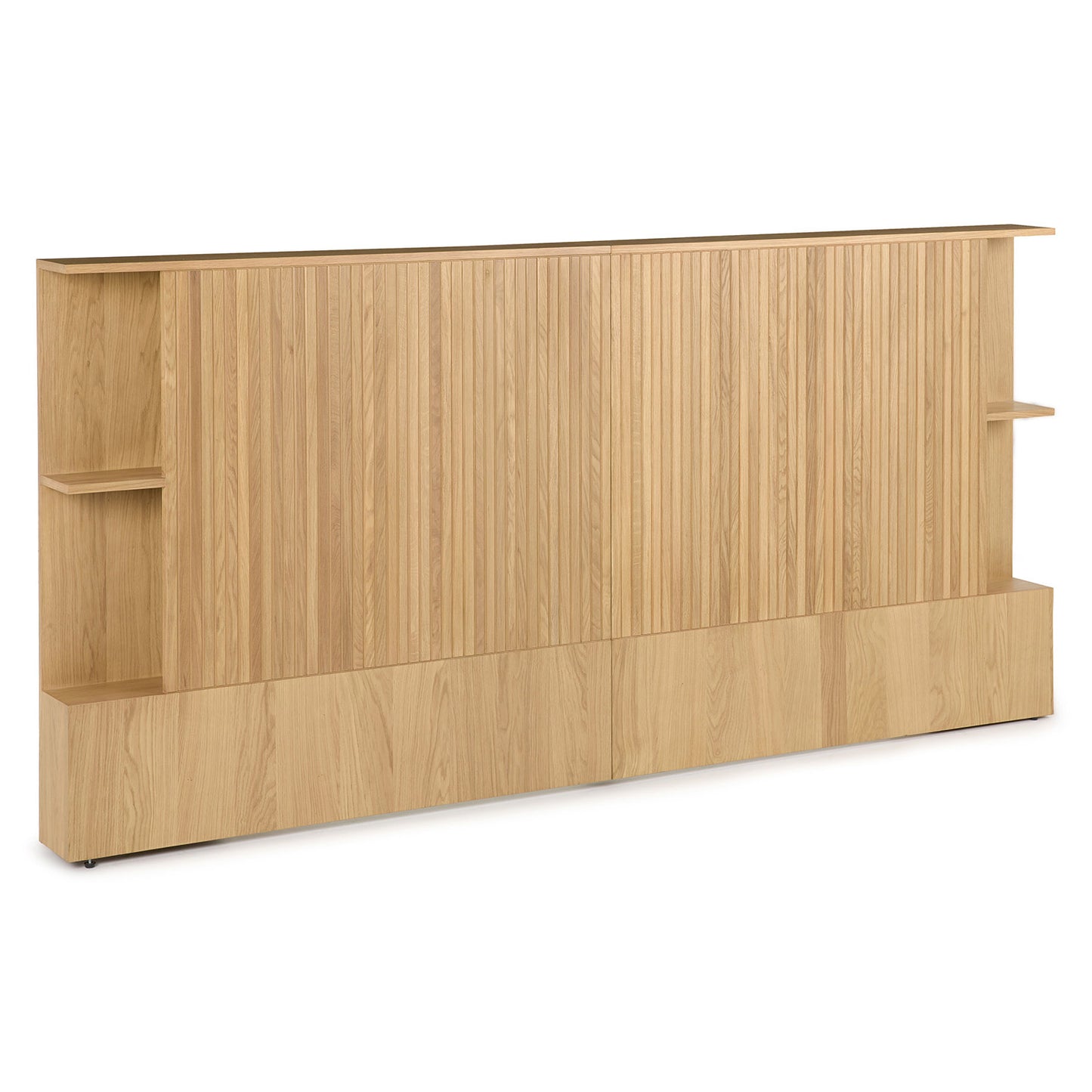 Kouva Oak King Storage Headboard