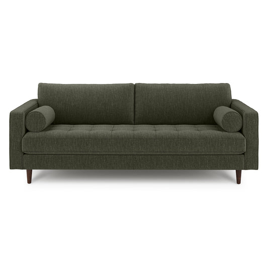 Sven 88" Tufted Sofa - Fir Green