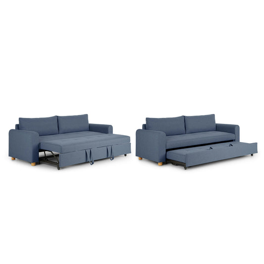 Nordby 87" Sofa Bed - Lull Blue