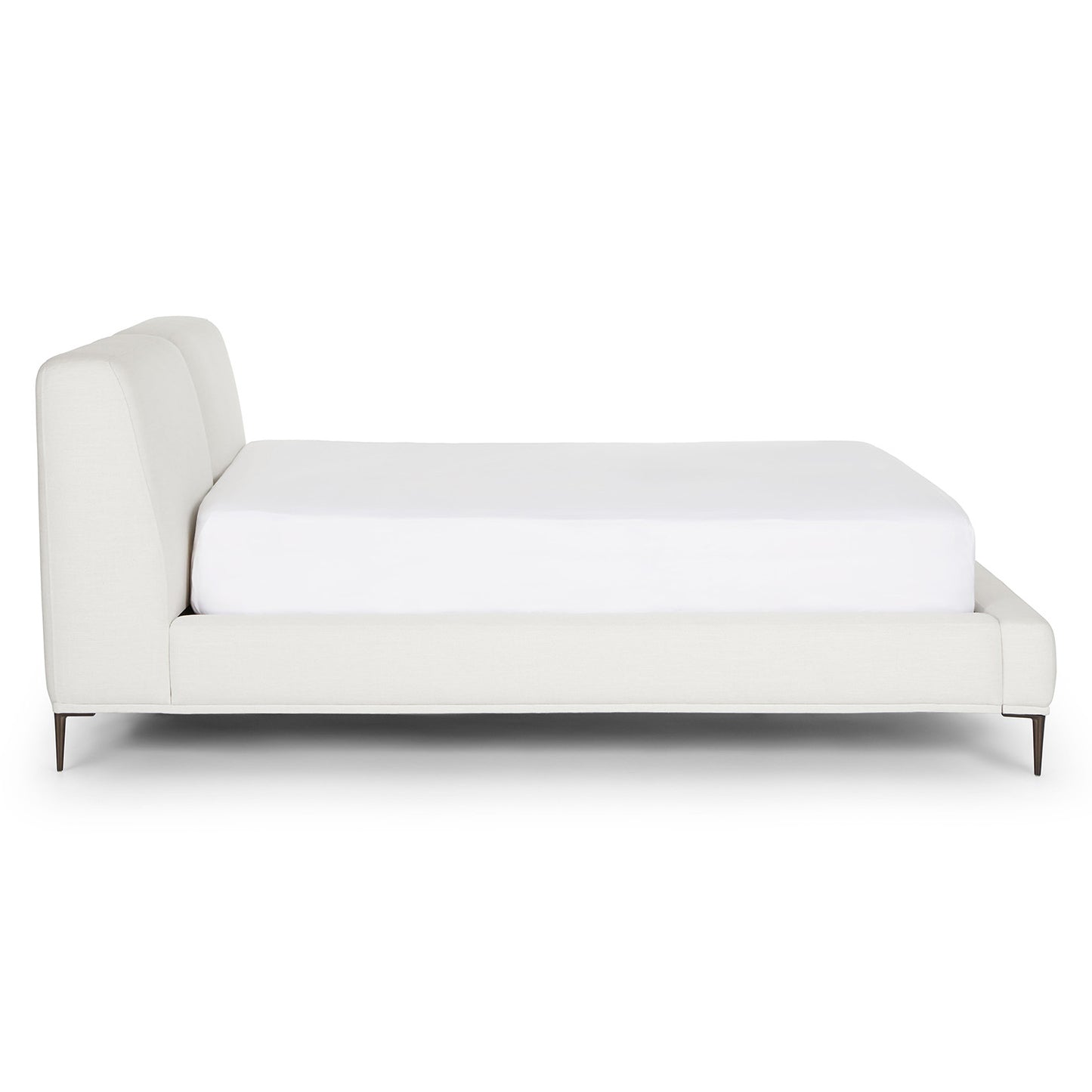 Abisko Quartz White King Bed