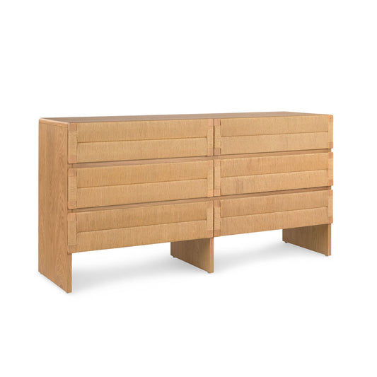 Monterey Oak 6-Drawer Double Dresser