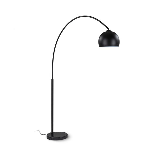 Crescent Black Floor Lamp