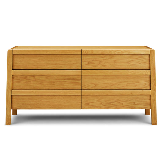 Dalsa Warm Oak 6-Drawer Double Dresser