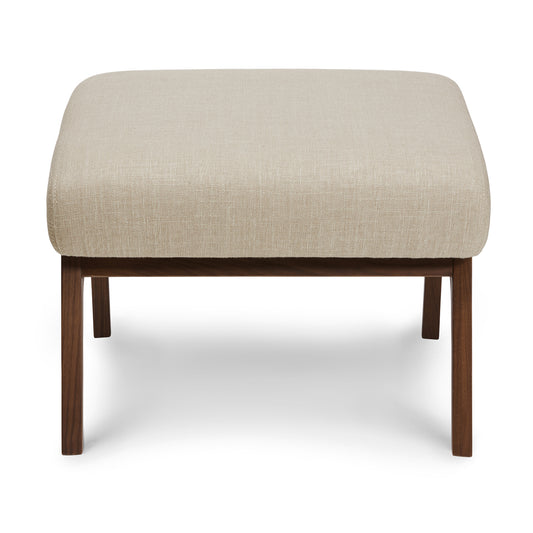 Otio 22" Ottoman - Welsh Taupe/Walnut