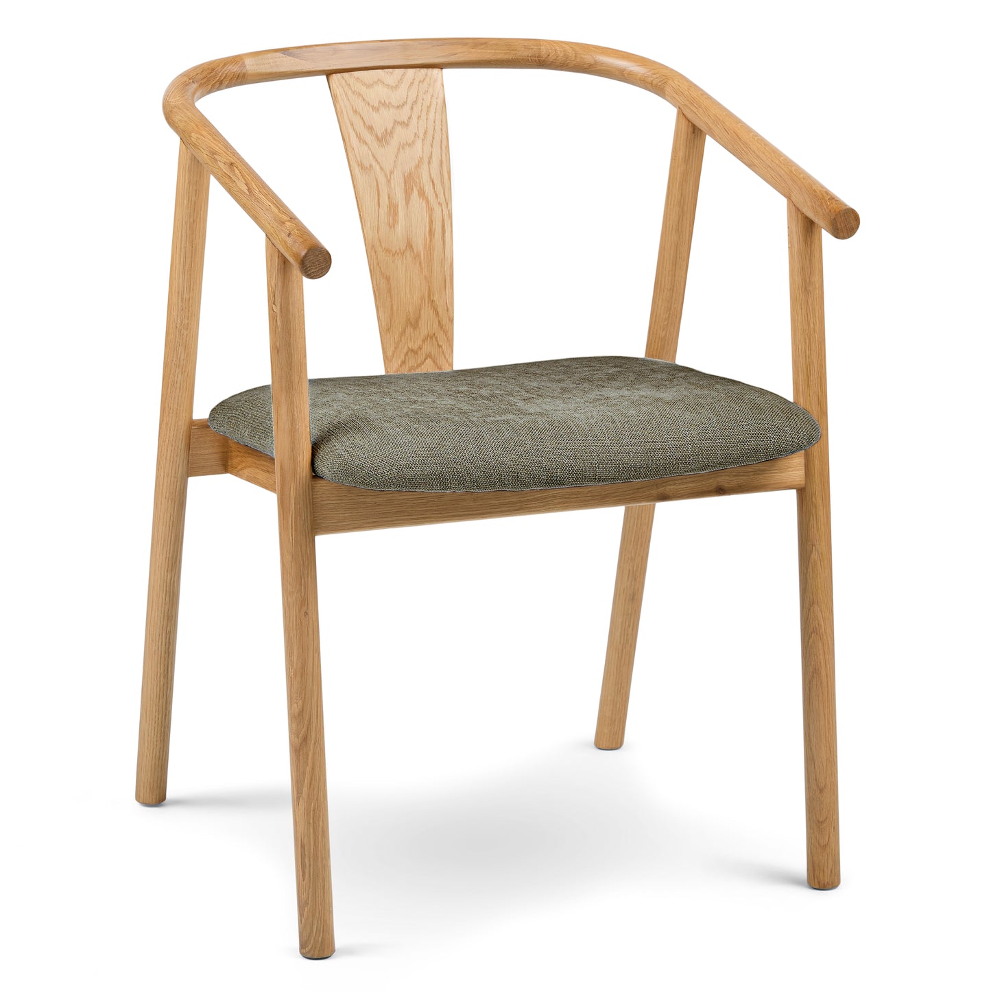 Fonra Algonquin Green Oak Dining Chair