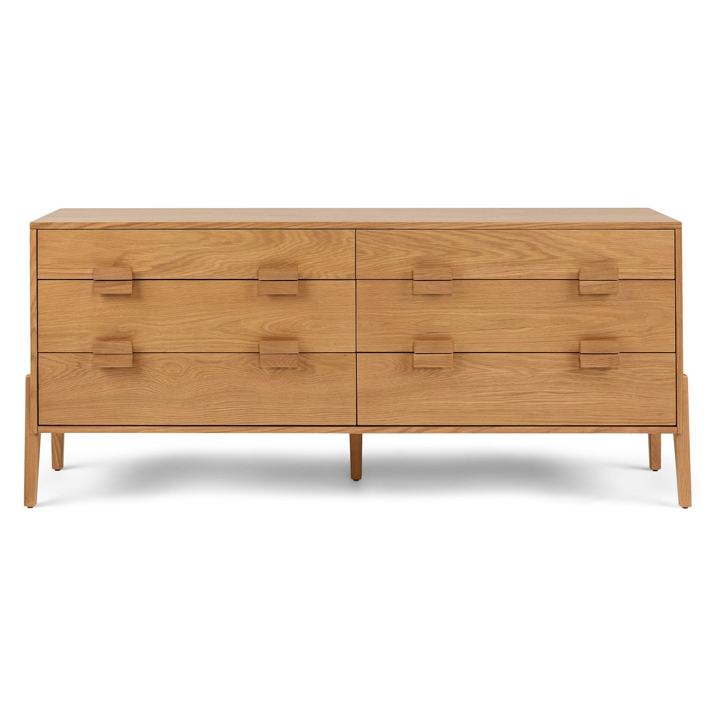 Vireo Oak 6-Drawer Double Dresser