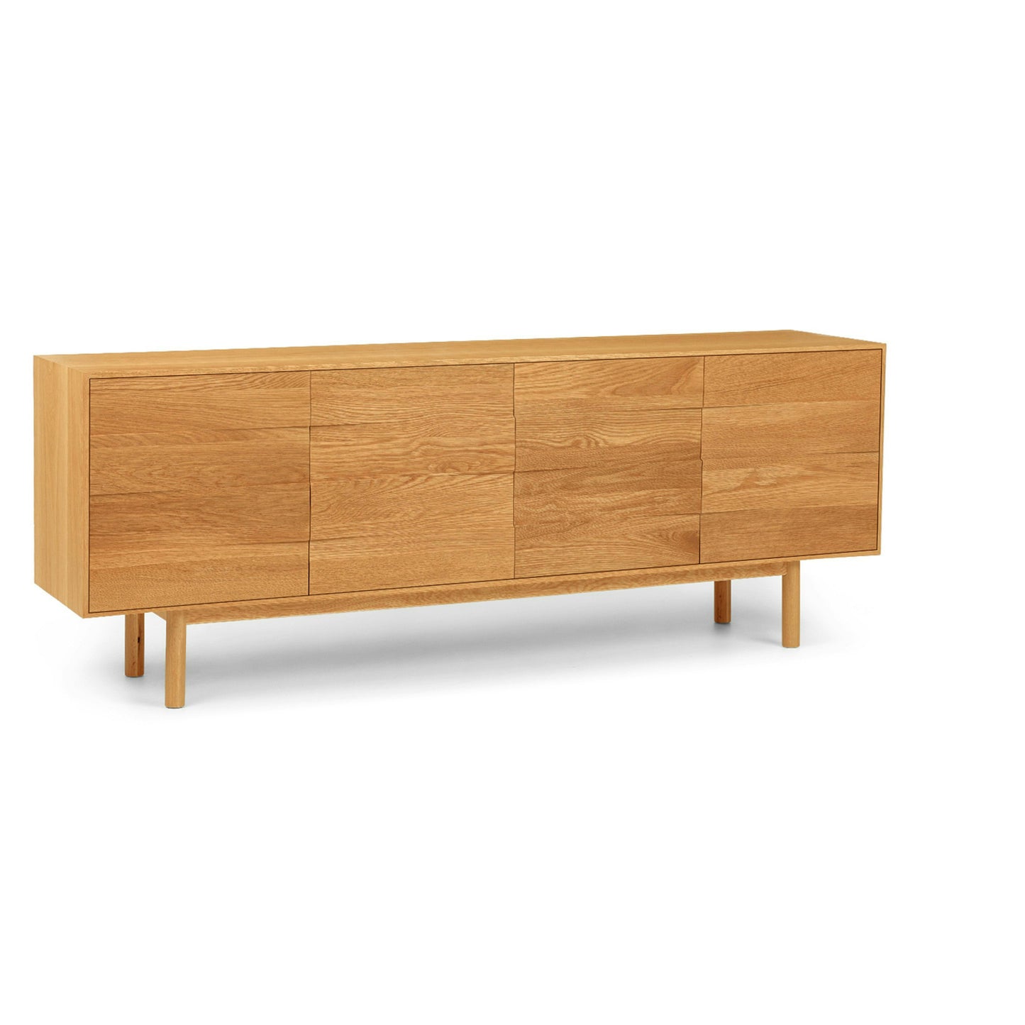 Merto Warm Oak Media Unit