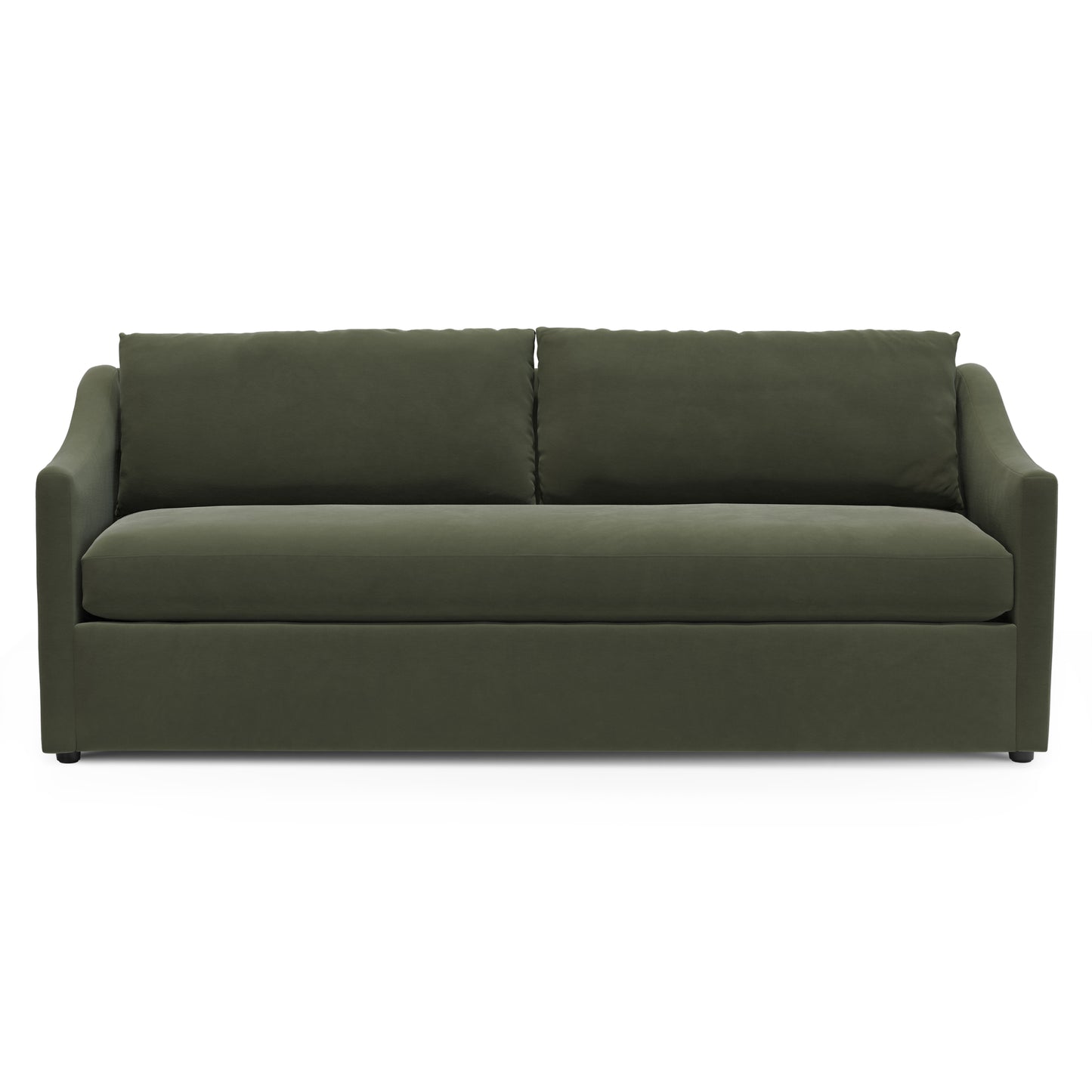 Landry 84.5" Velvet Sofa - Hale Fir Green