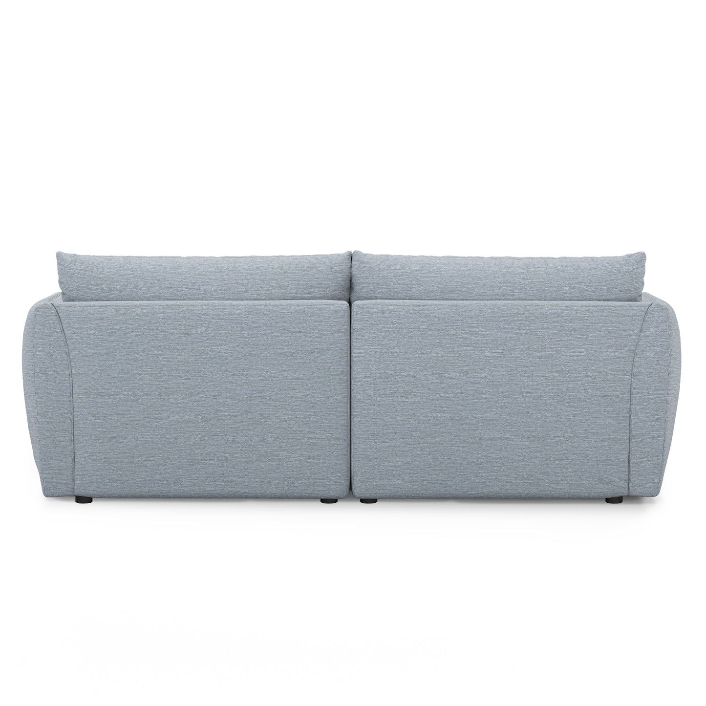 Leigh 92" Modular Sofa - Silver Light Blue