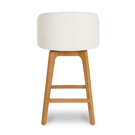 Alta Camellia Ivory Oak Swivel Counter Stool