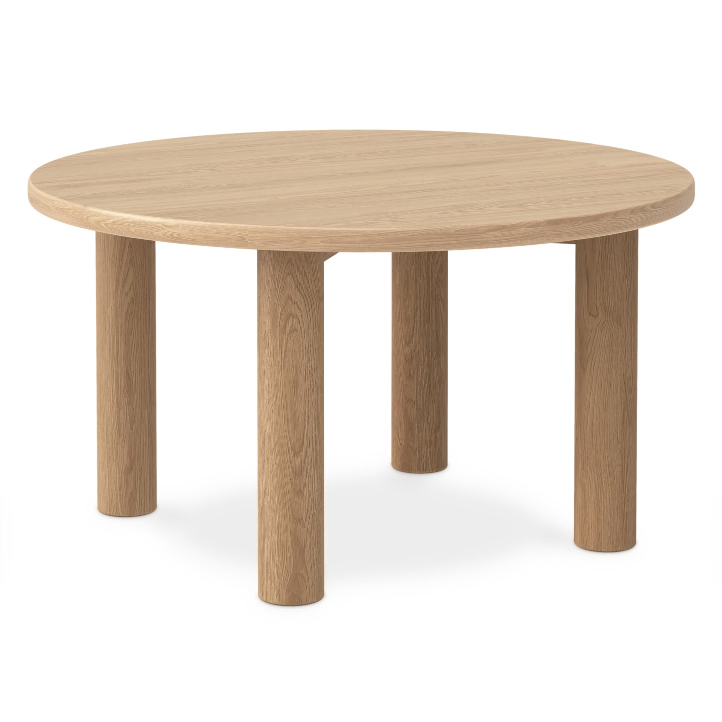 Muhly White Oak Round Dining Table