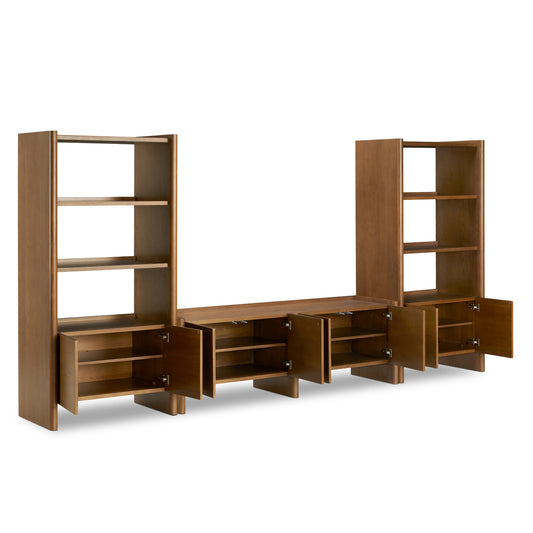 Torme Smoked Oak Media Storage Set