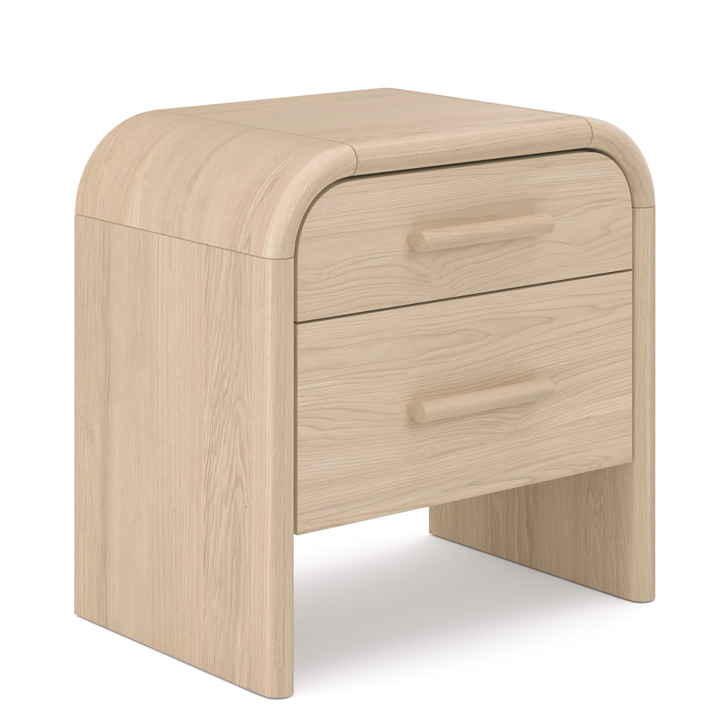 Faydra Natural Ash 2-Drawer Nightstand