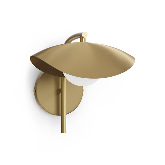 Coy Brass Sconce