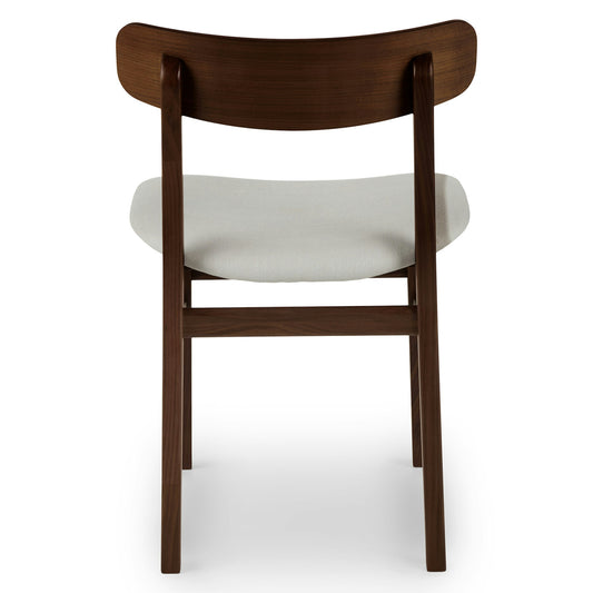 Ecole Welsh Gray Walnut Dining Chair