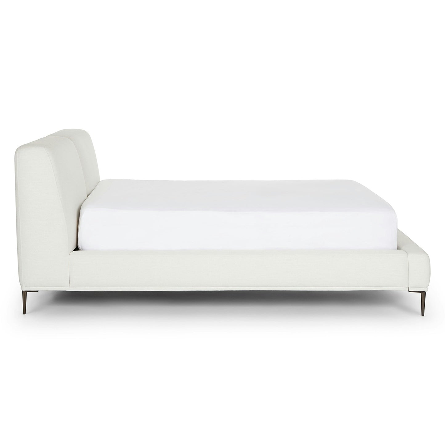 Abisko Quartz White Queen Bed