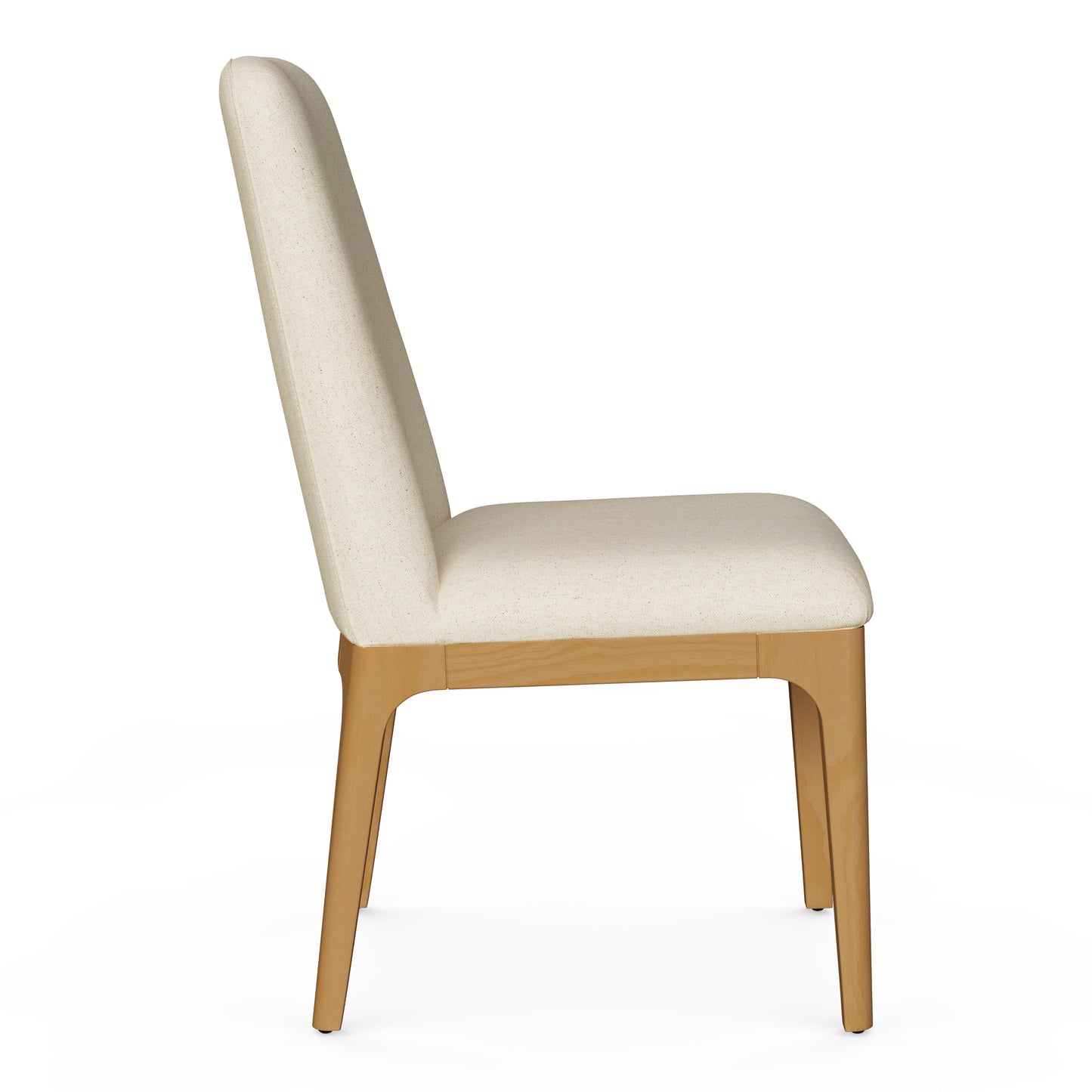 Rosin Sand Ivory High-Back Dining Chair