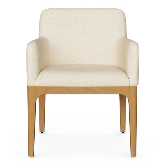 Rosin Sand Ivory Dining Armchair