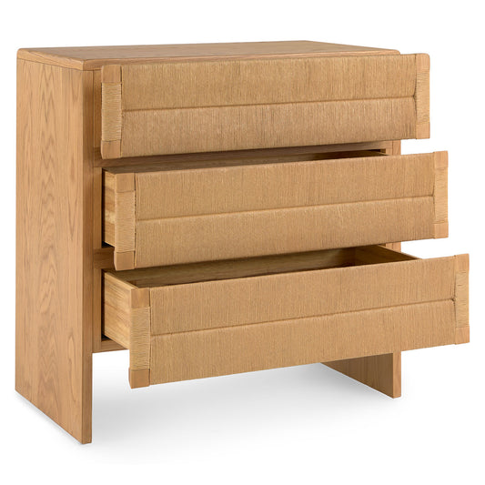 Monterey Oak 3-Drawer Chest