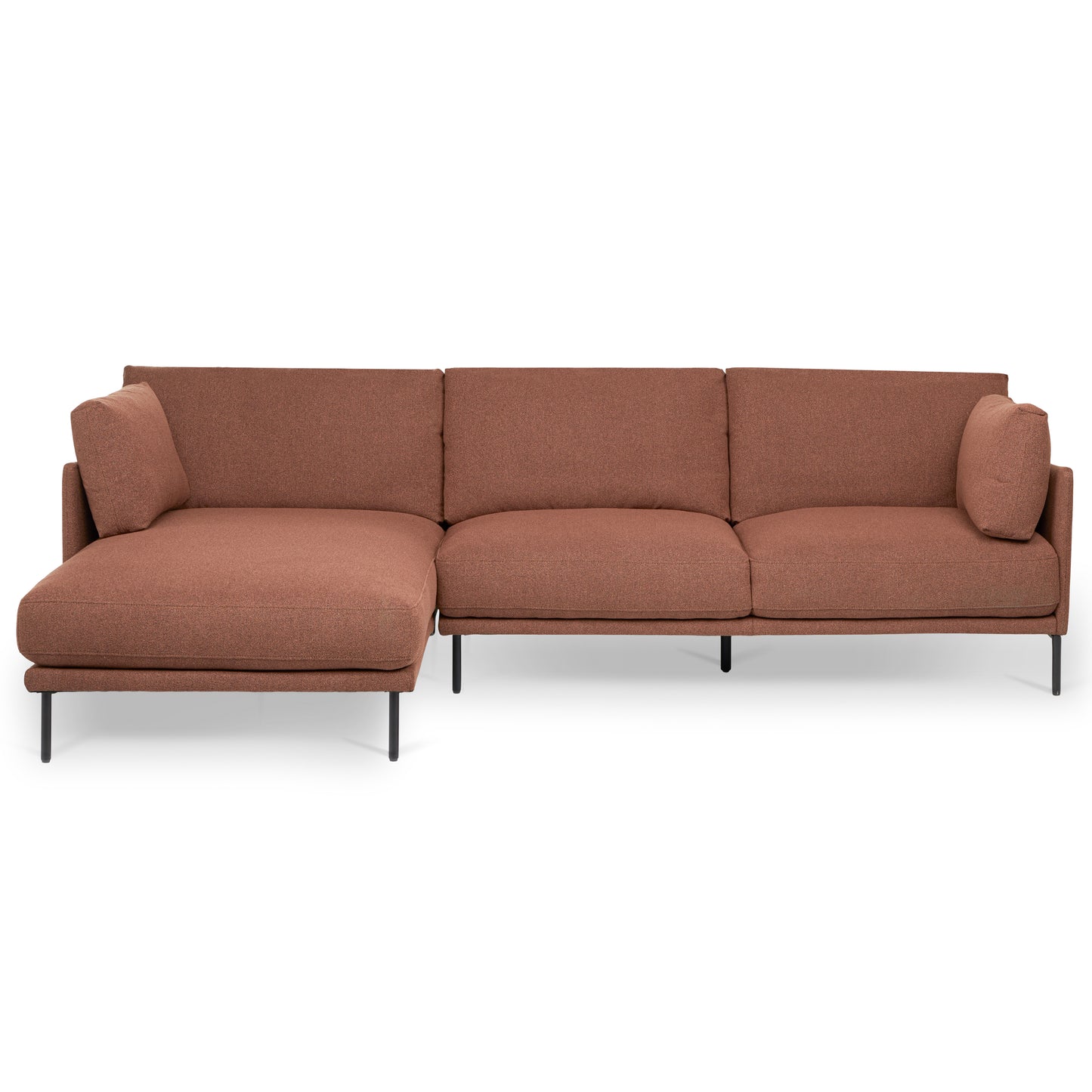 Olsen 110" Left Sectional - Ratine Oxide