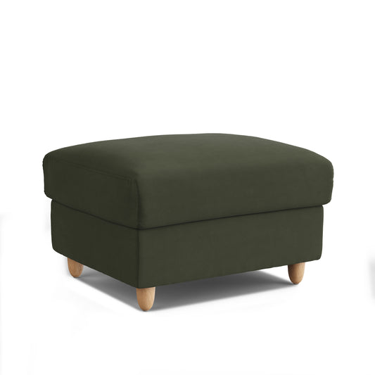 Vati 33” Velvet Storage Ottoman - Hale Fir Green