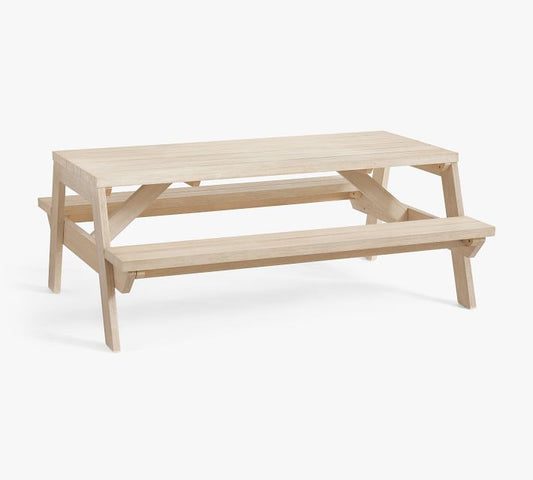 Indio Eucalyptus Outdoor Picnic Table (73")