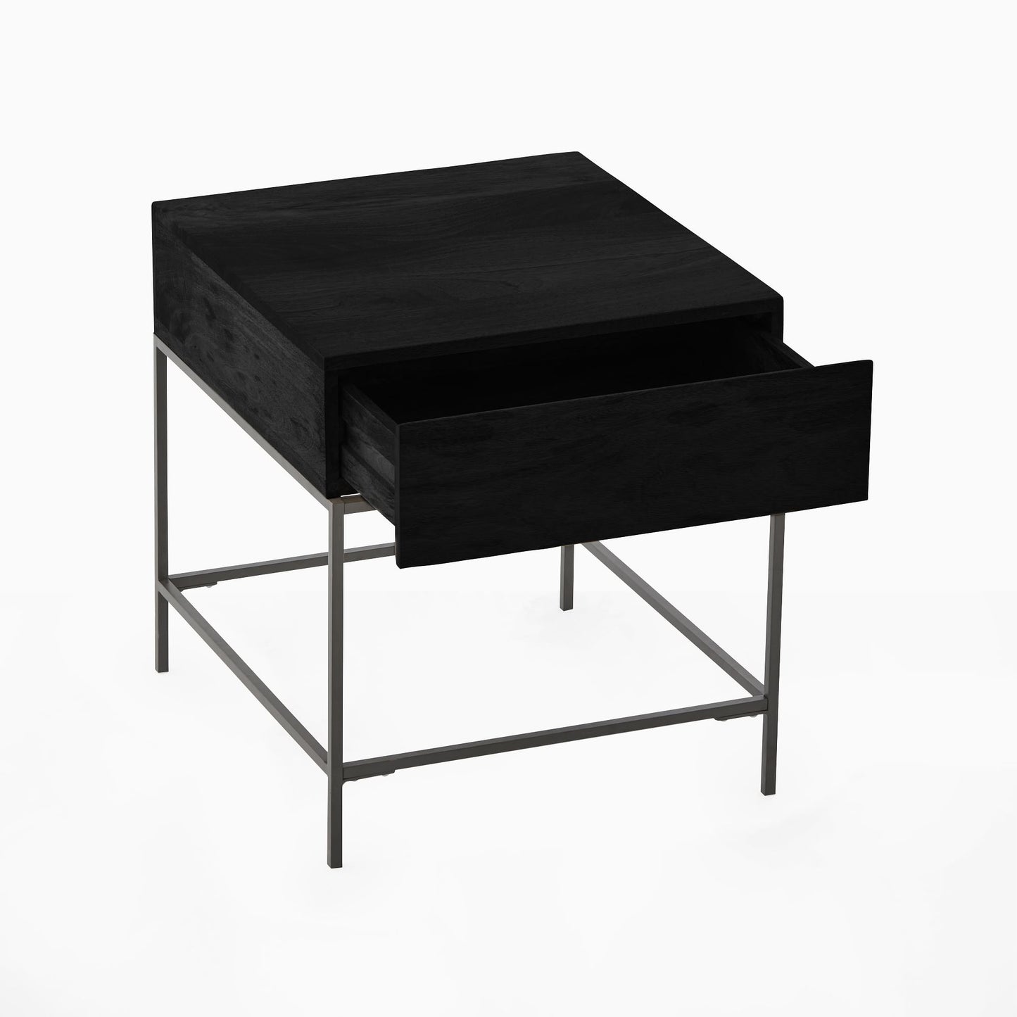 Industrial Storage Side Table (20")