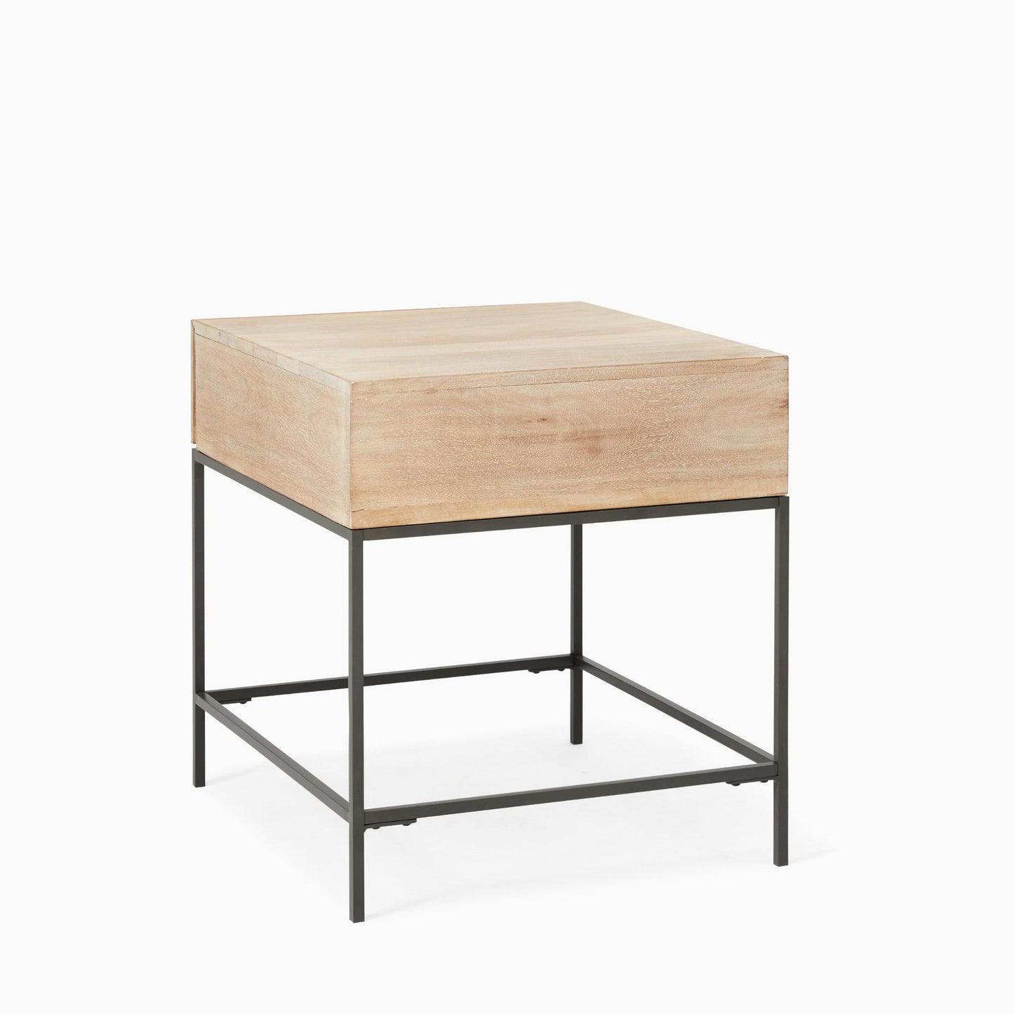 Industrial Storage Side Table (20")