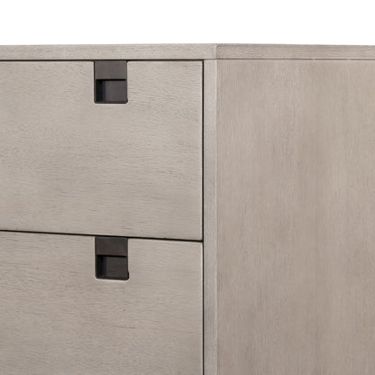 Iron & Acacia 5-Drawer Dresser (36")