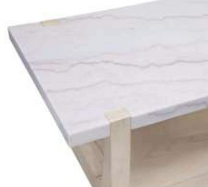 Jack Rectangular Marble Coffee Table (50")