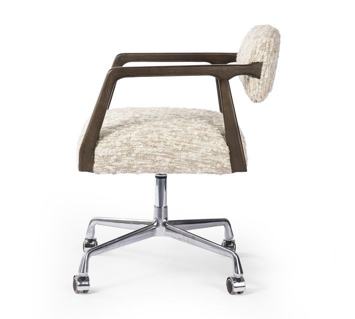 Jasper Upholstered Swivel Desk Chair