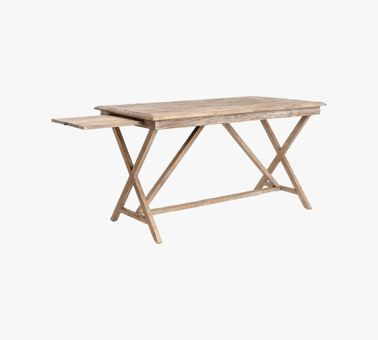 Jessie Reclaimed Wood Extending Writing Desk (53.5")