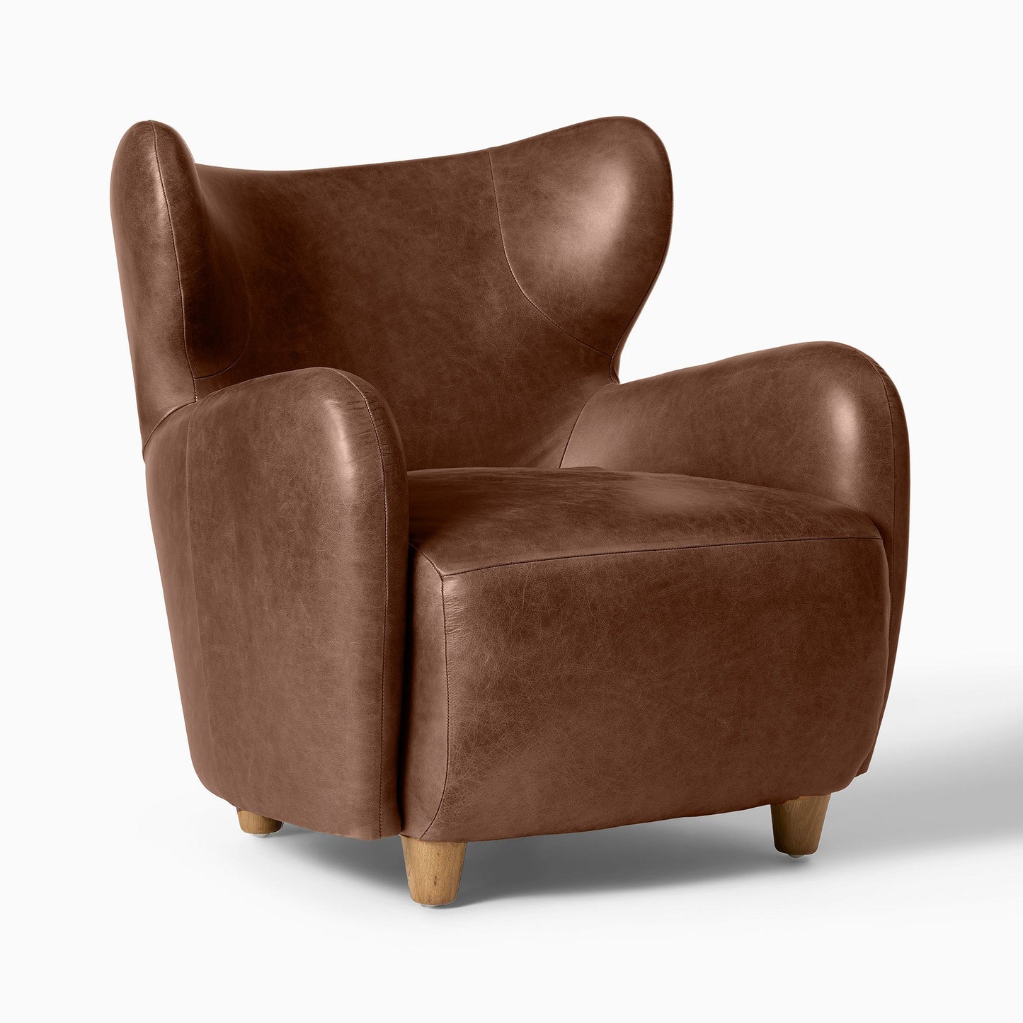 Jodie Wing Leather Chair