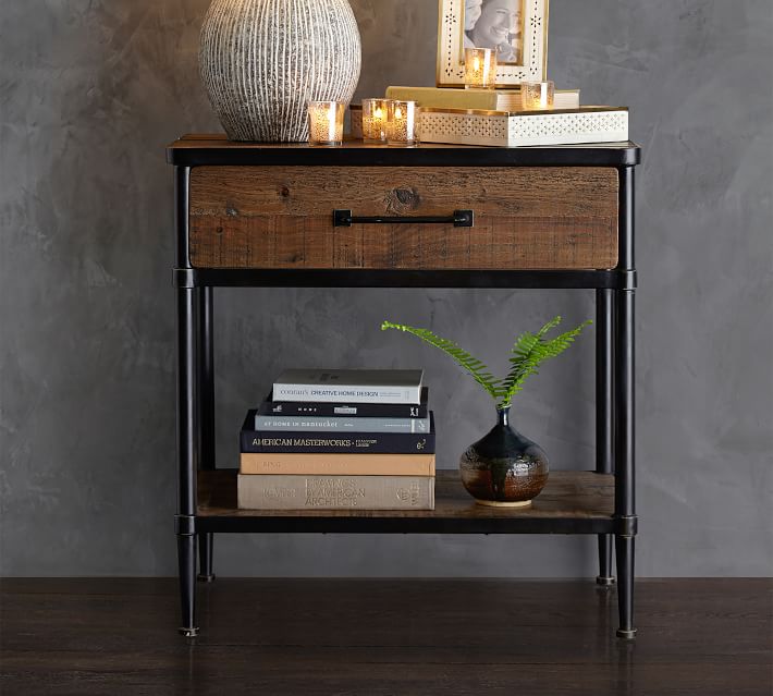 Juno Reclaimed Wood Nightstand (27")