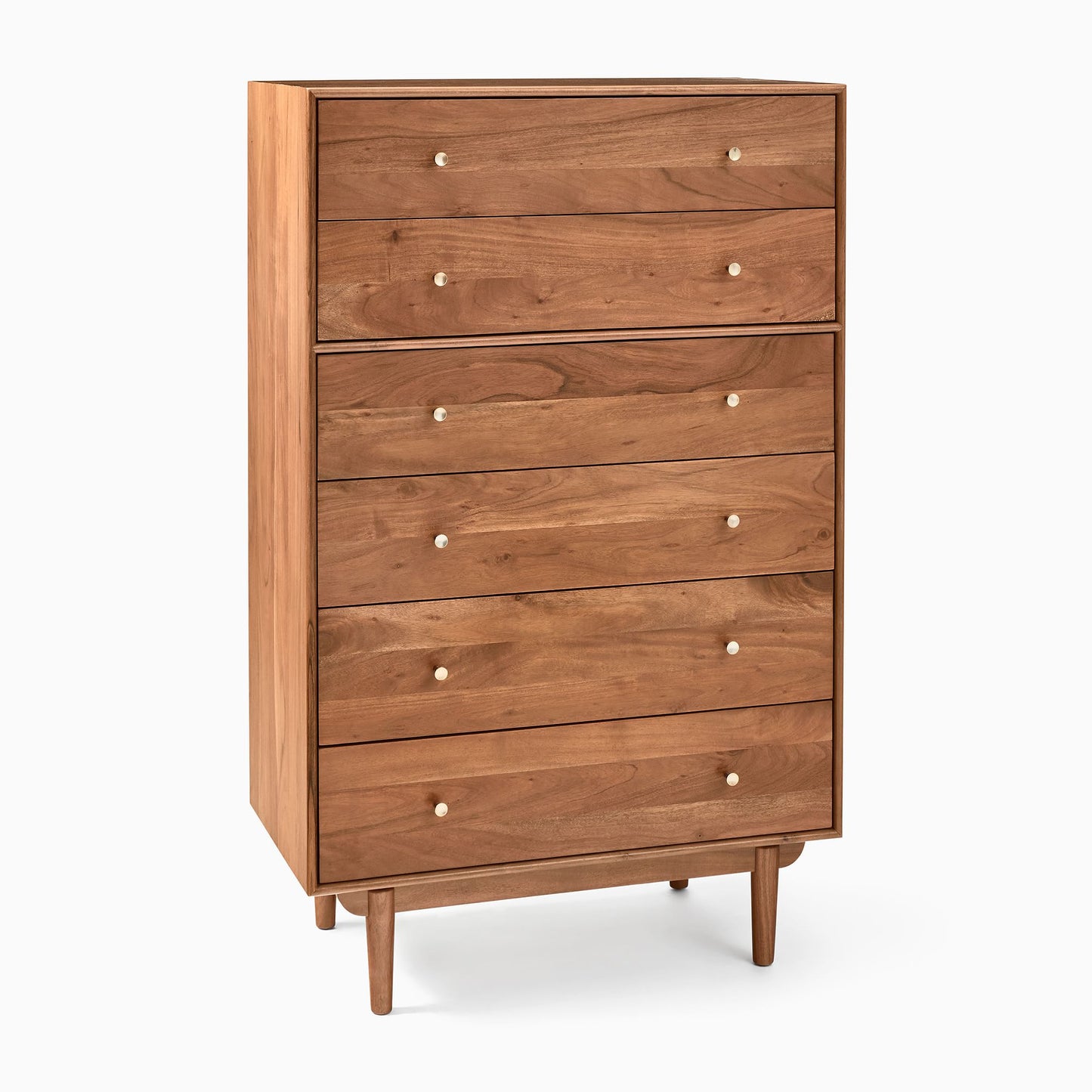 Keira Solid Wood 6-Drawer Dresser (34")