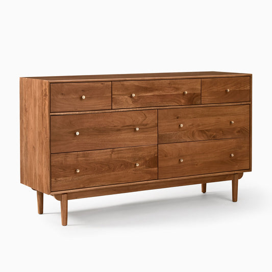 Keira Solid Wood 7-Drawer Dresser (60")